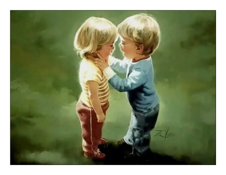 Pinturas de niños.