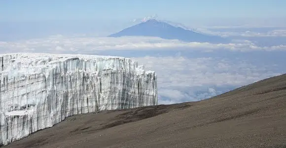 Todavía hay glaciares justo en el centro de África ... por