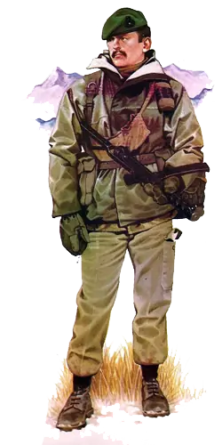Los uniformes de la Guerra de Malvinas