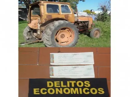Vendió un tractor y le pagaron con cheques falsos