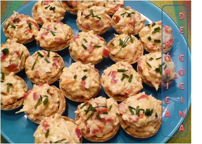 Tarteletas de atún...