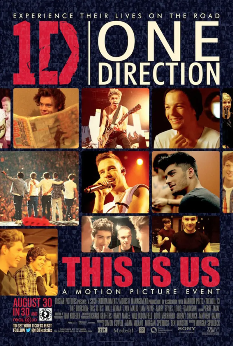 One Direction presenta el póster de su nueva película