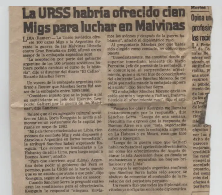 Soviéticos en Malvinas