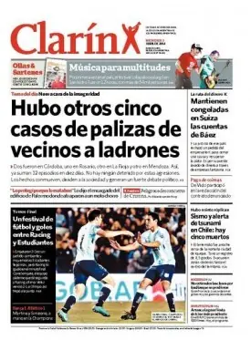 Clarín: linchamientos “palizas de vecinos a ladrones"