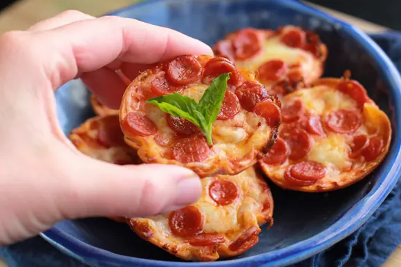 Mini pizzas ♥ Sin horno!