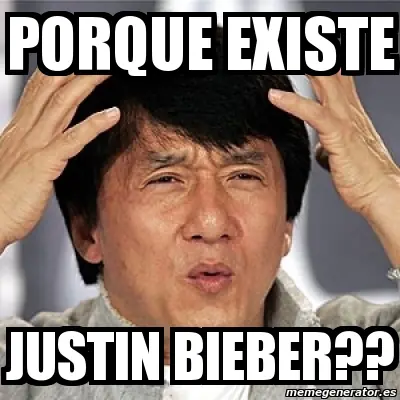 Memes de Justin bieber