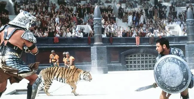 Así eran los combates de gladiadores