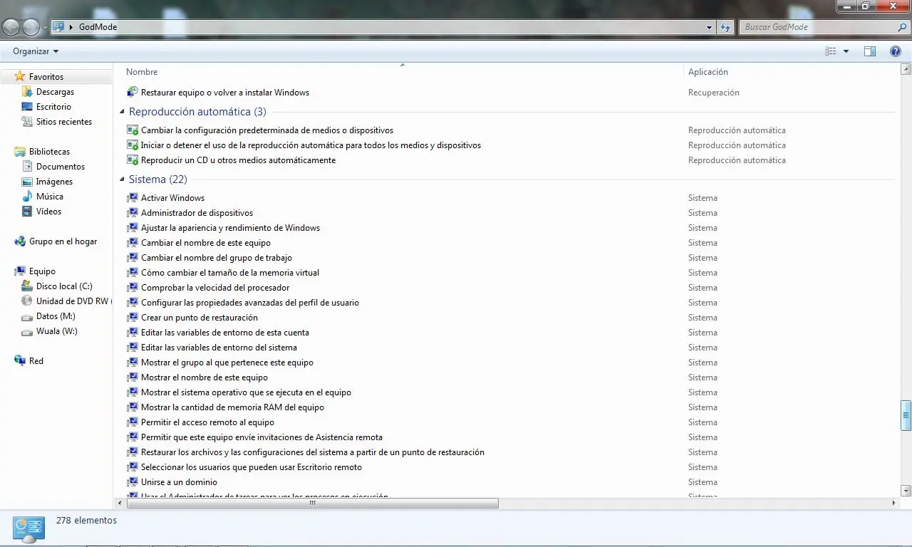 Windows 7 God Mode