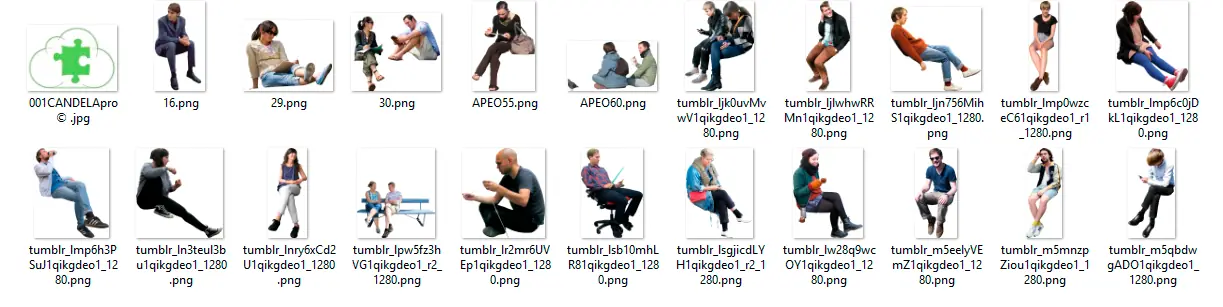 Personas casual | parte1 | Recursos Photoshop .tif .png