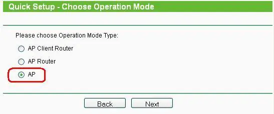 configuración
