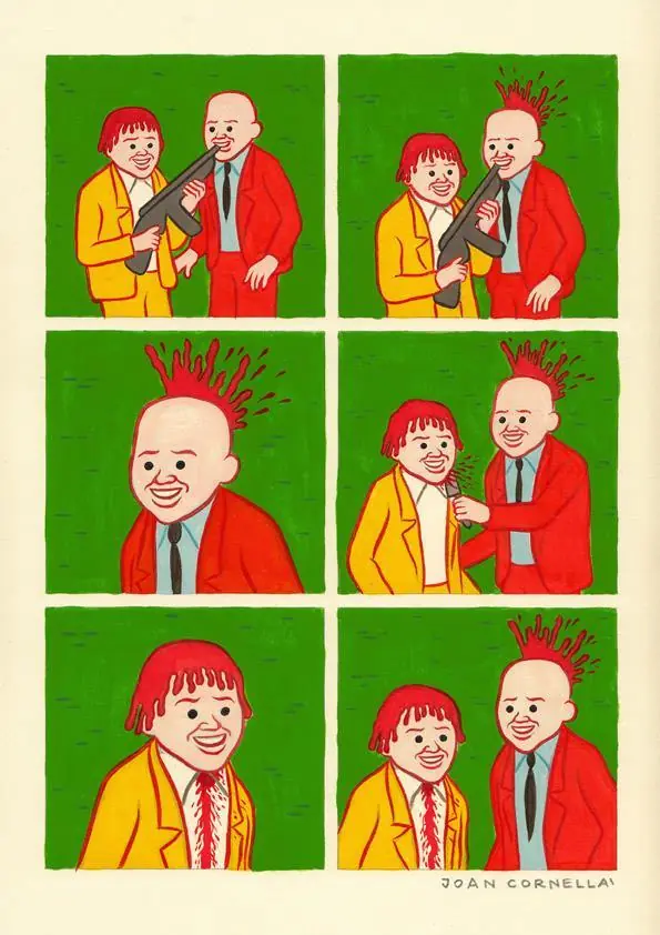 60 historietas  bizarras de Joan Cornella .