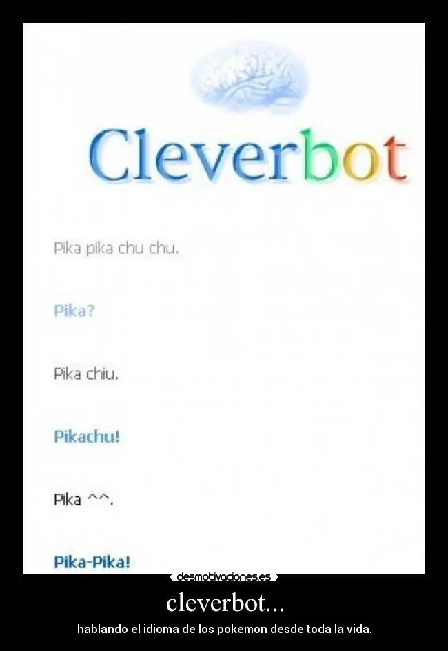 Conversaciones con Cleverbot
