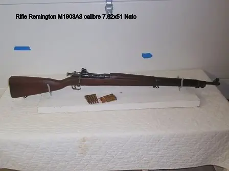 Rifle, U.S. Springfield modelo M-1903A1/A3