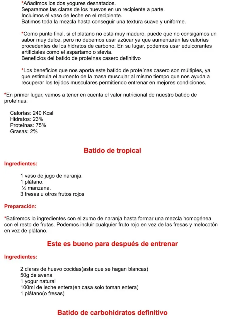 ejercicios