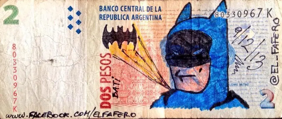 de 2 pesos