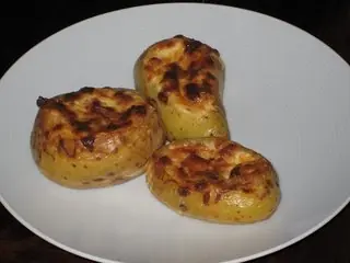 Papas asadas fáciles y rápidas usando la olla a presión