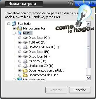 Proteger una carpeta poniendole contraseña