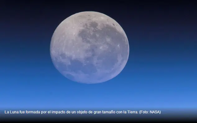 Calculan la verdadera edad de la Luna