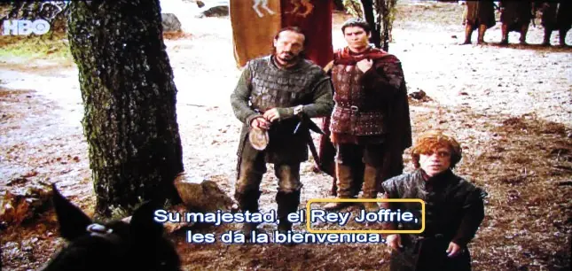 HBO usa Google translate?