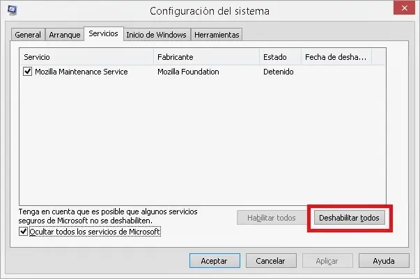 msconfig