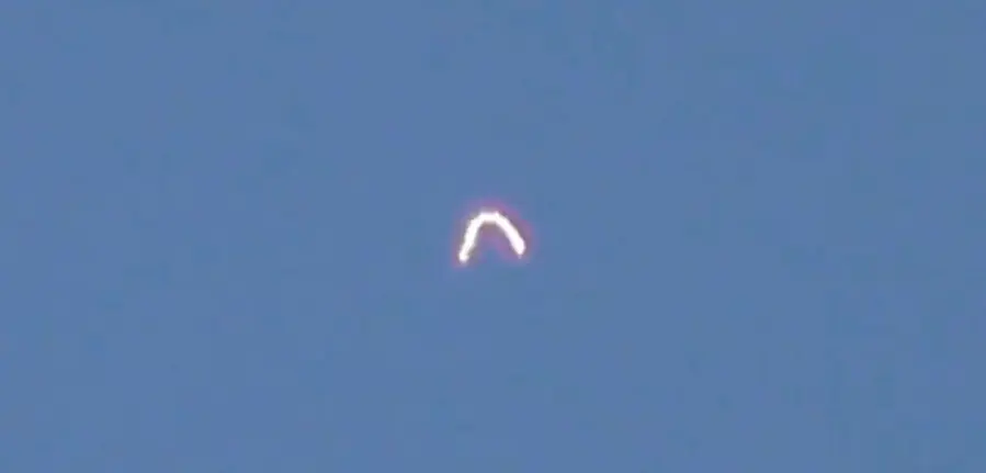 Ufo,ebani luminiscente captado en los Angeles