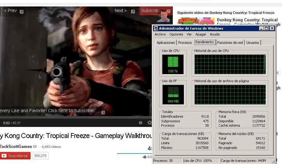 Solucion alternativa a youtube 100% consumo de CPU pcs "