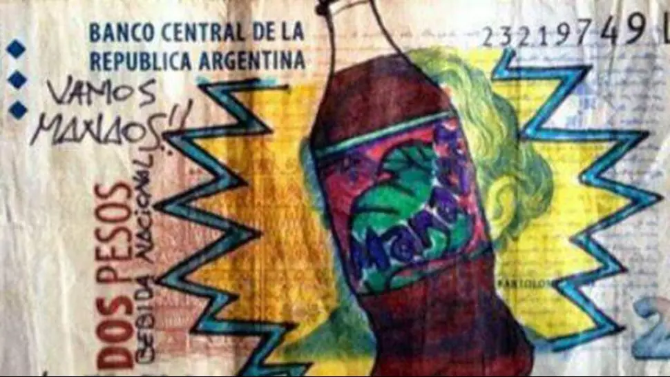de 2 pesos