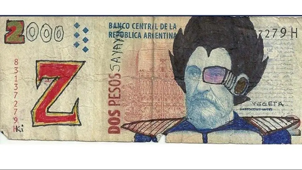 Fenómeno viral: arte en los billetes de 2 pesos