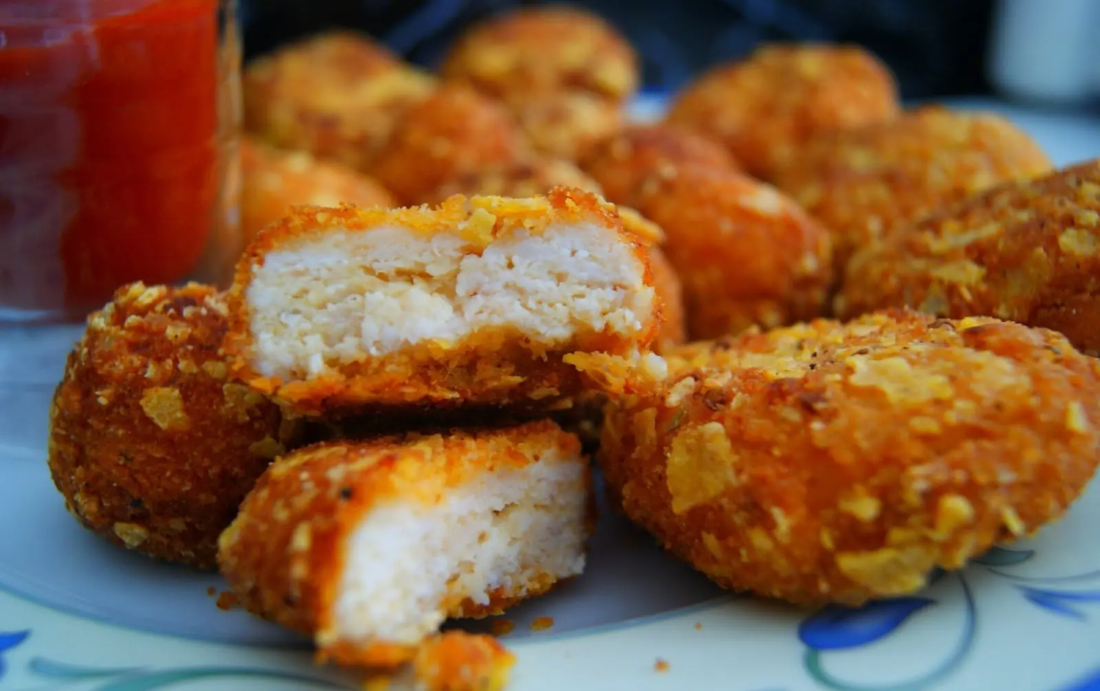 Crujientes nuggets caseros