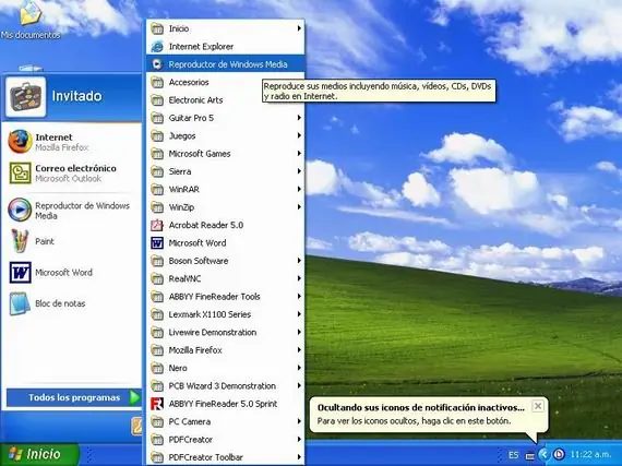 La historia del botón de Inicio de Windows