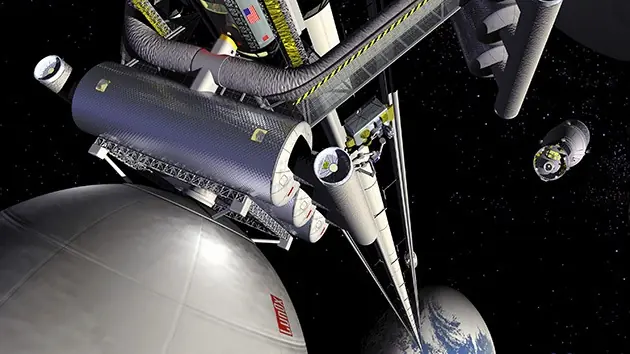 Subir en ascensor al cosmos sería seguro y barato
