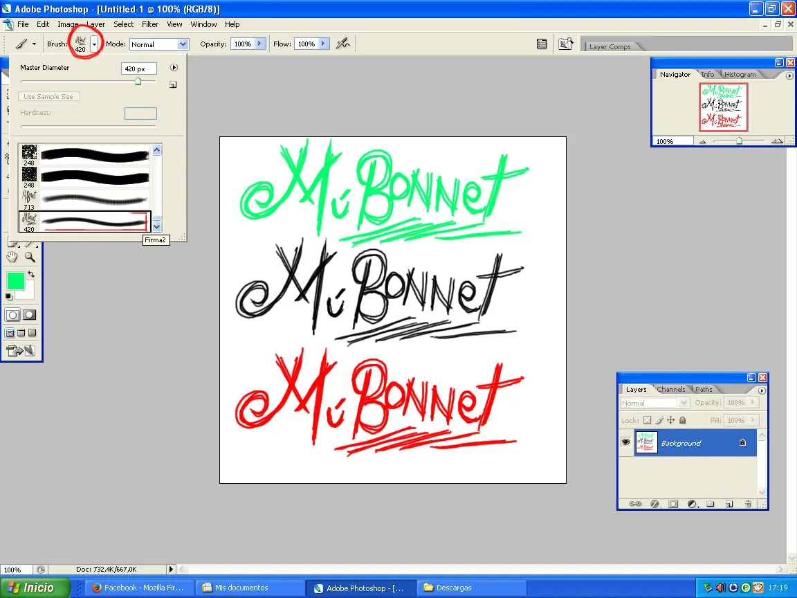 Como crear tu propio pincel en Photoshop