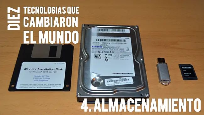 Almacenamiento de datos. Tecnologías que cambiaron el mundo
