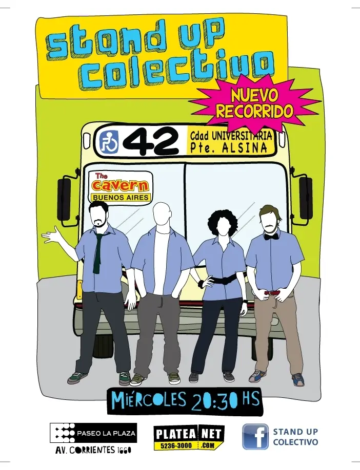 El colectivero que hace stand up