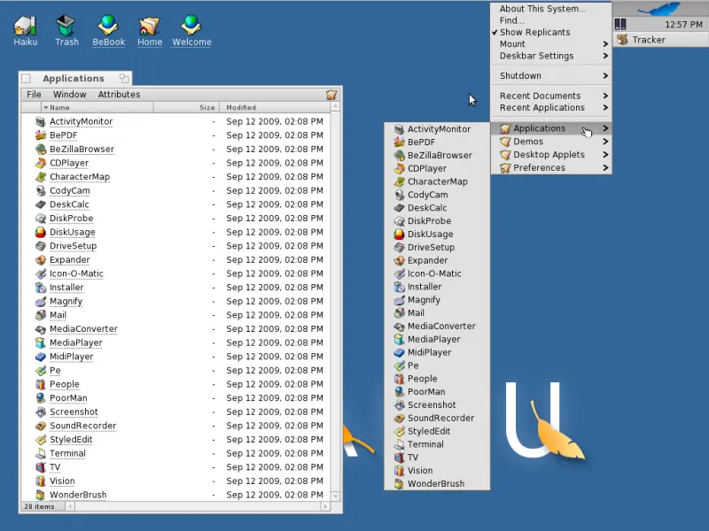 Haiku OS 3.2 cuenta con un micronúcleo modular propio.