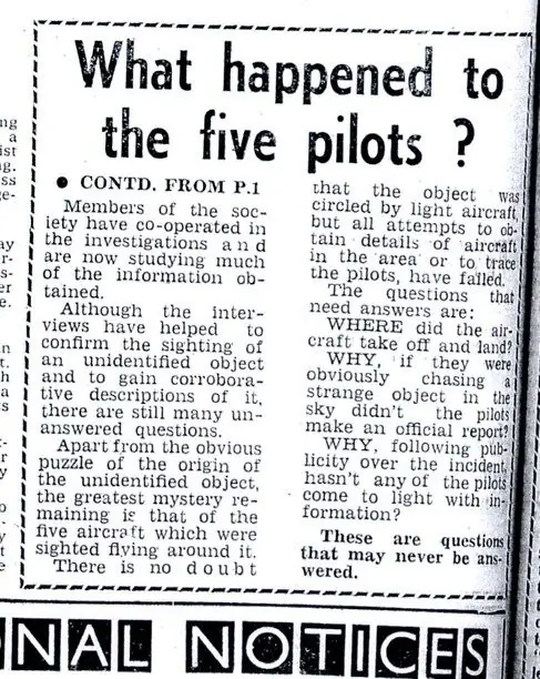 1966 Incidentes OVNI En Westall High School, Australia
