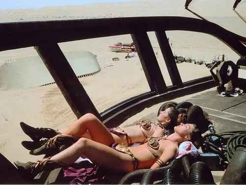 La Princesa Leia y su bikini dorado