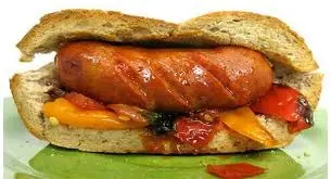 chorizo y pan