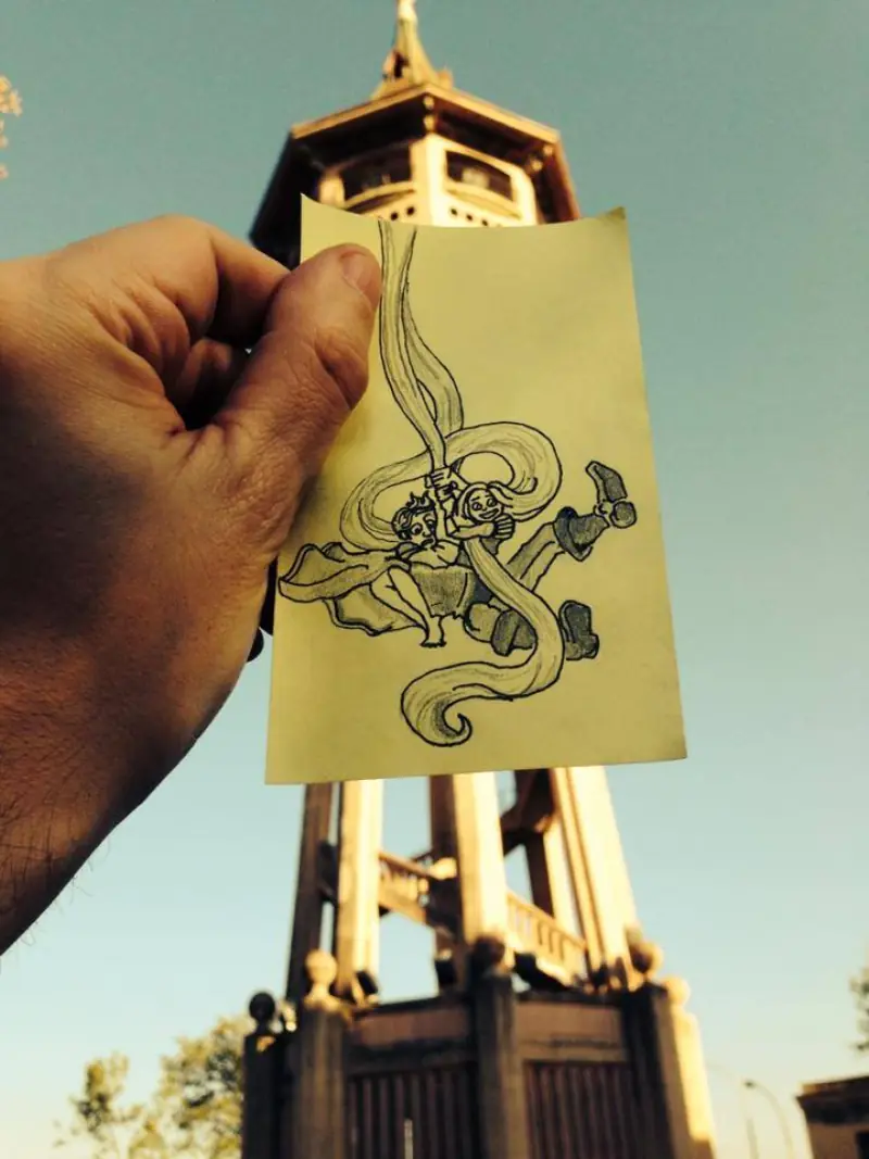 9 ejemplos brutales de Post-It Art