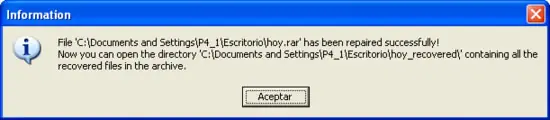 Como reparar un archivo .rar corrupto