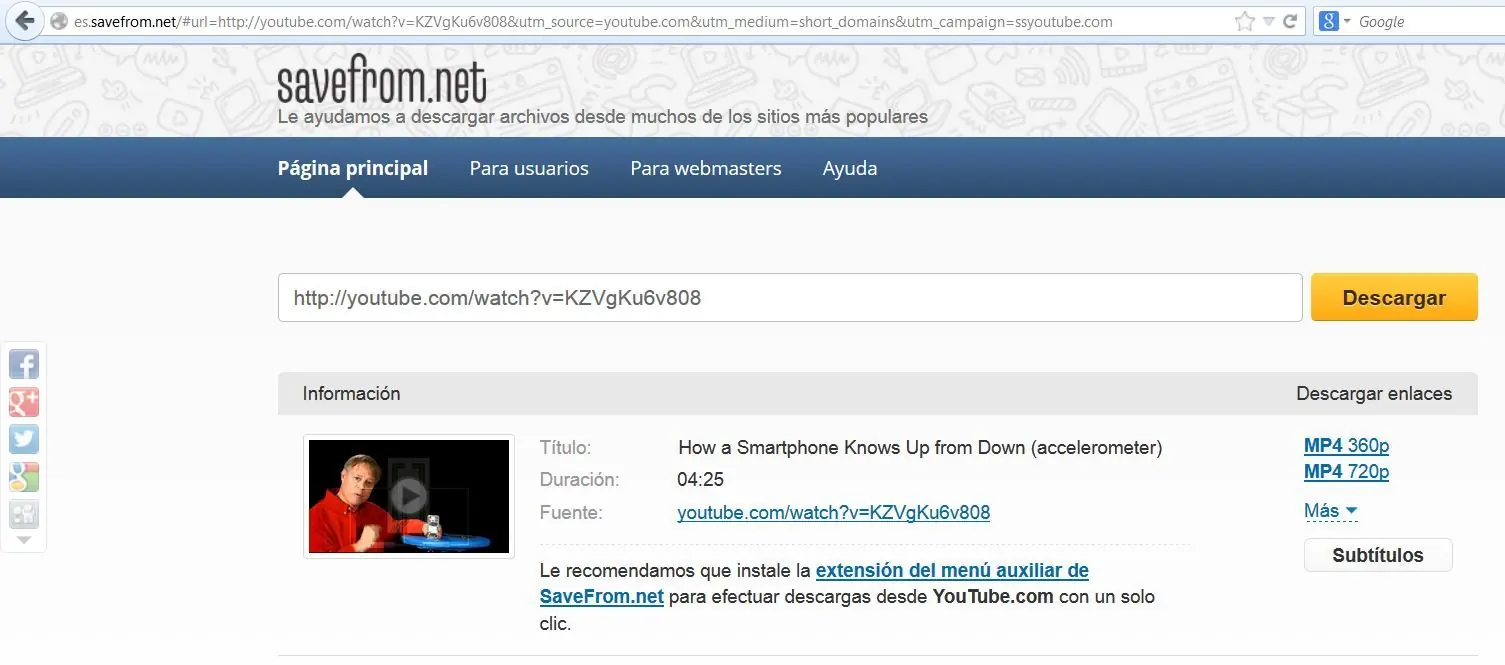 Como descargar videos de youtube con subtitulos