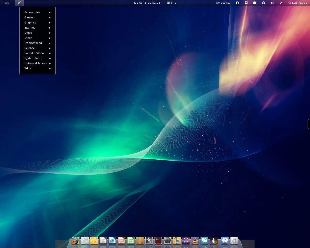 LuninuX OS 12 Beta 2