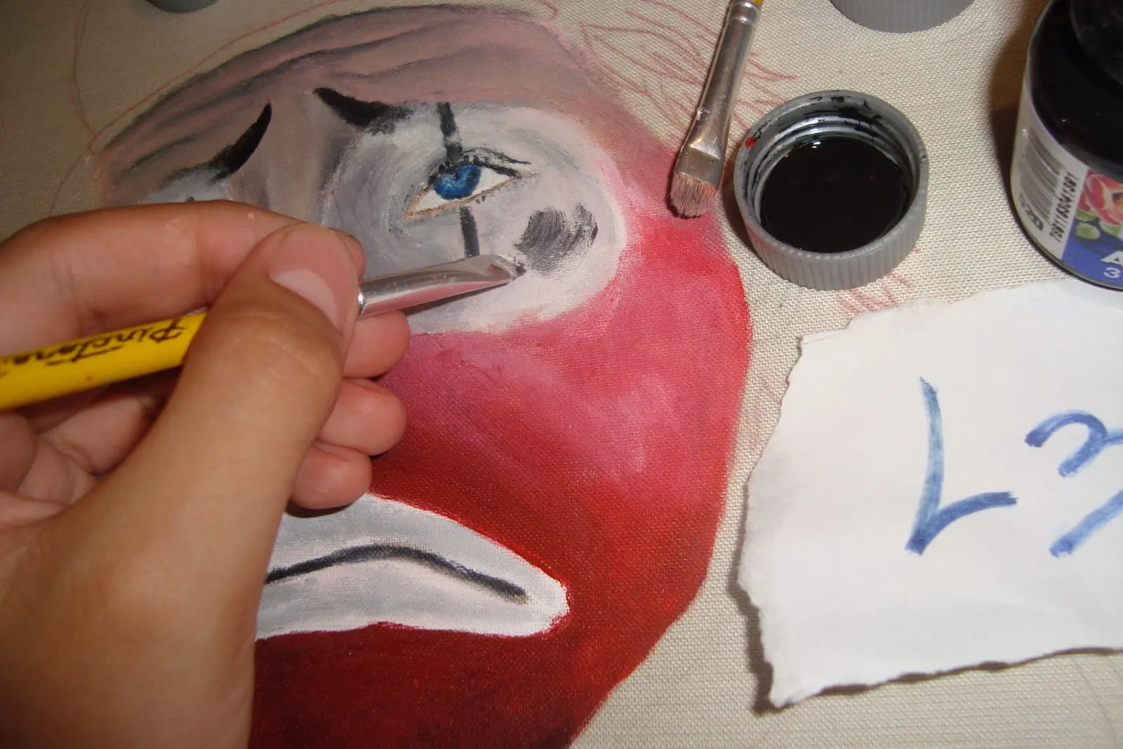 pintura en tela