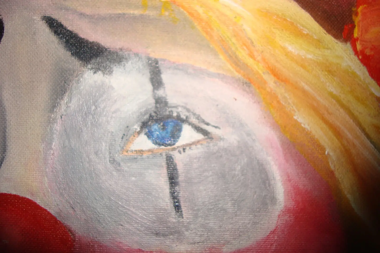 pintura de payaso