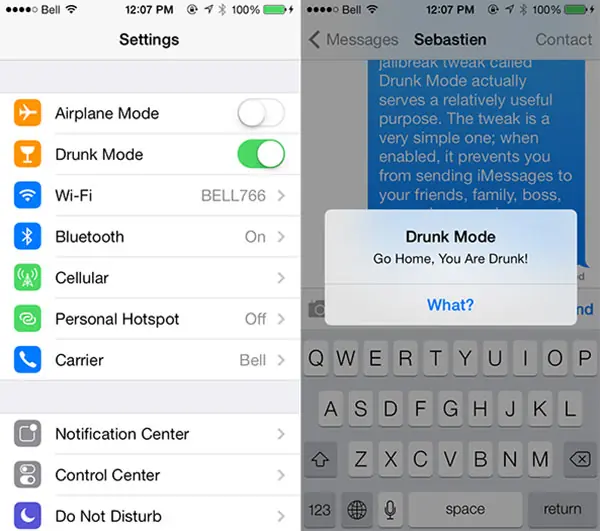 Consigue el ‘modo borracho’ en tu iPhone con Jailbreak