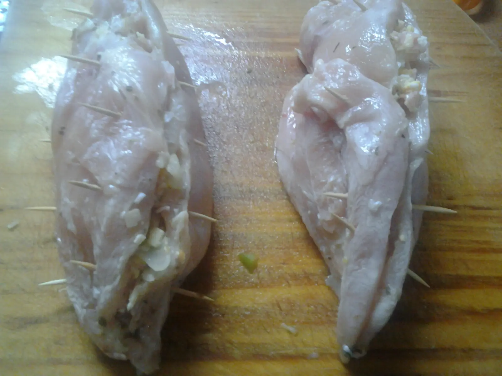 Supremas de pollo rellenas al limon (Foto-Receta)