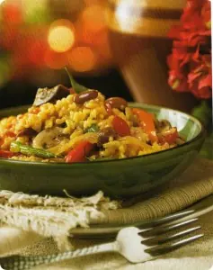 me voy a España porque se viene la >Paella<