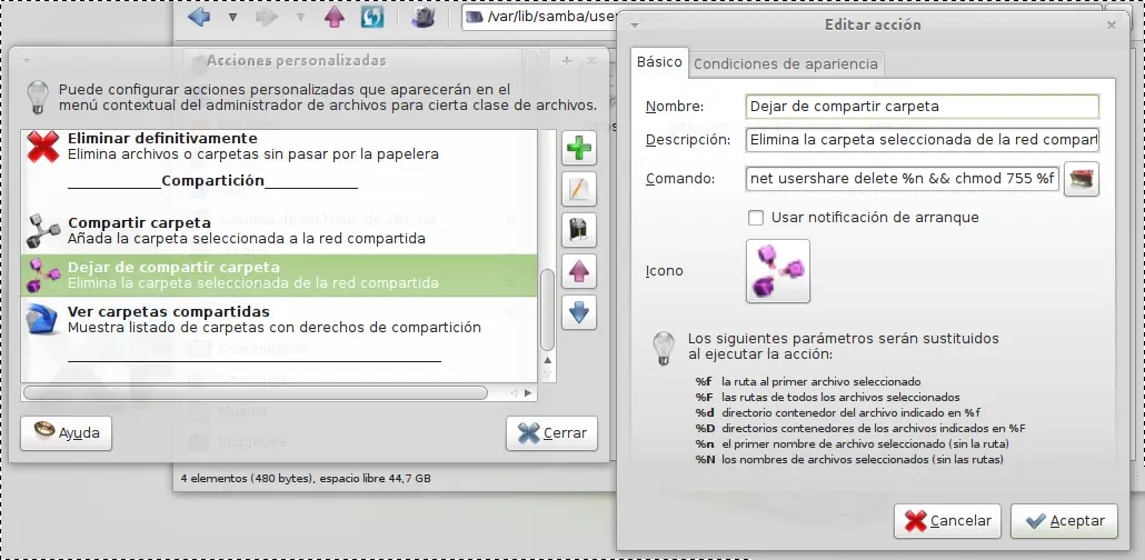 (compartir carpetas