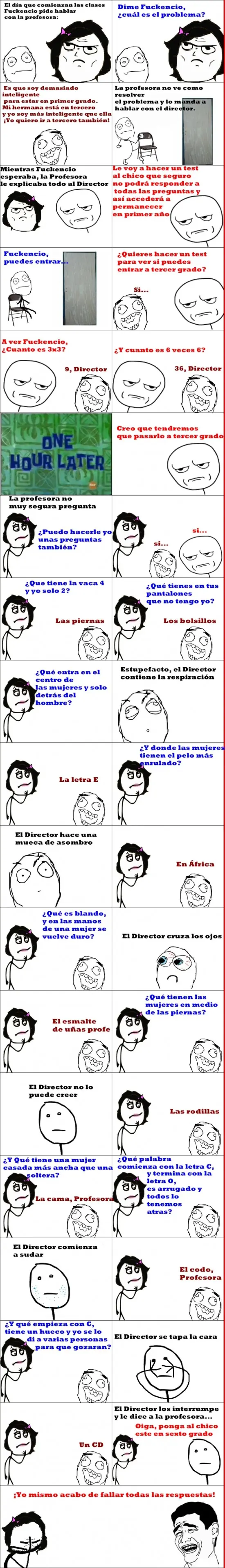 Si te ries, Gano 10+, y si no 1+