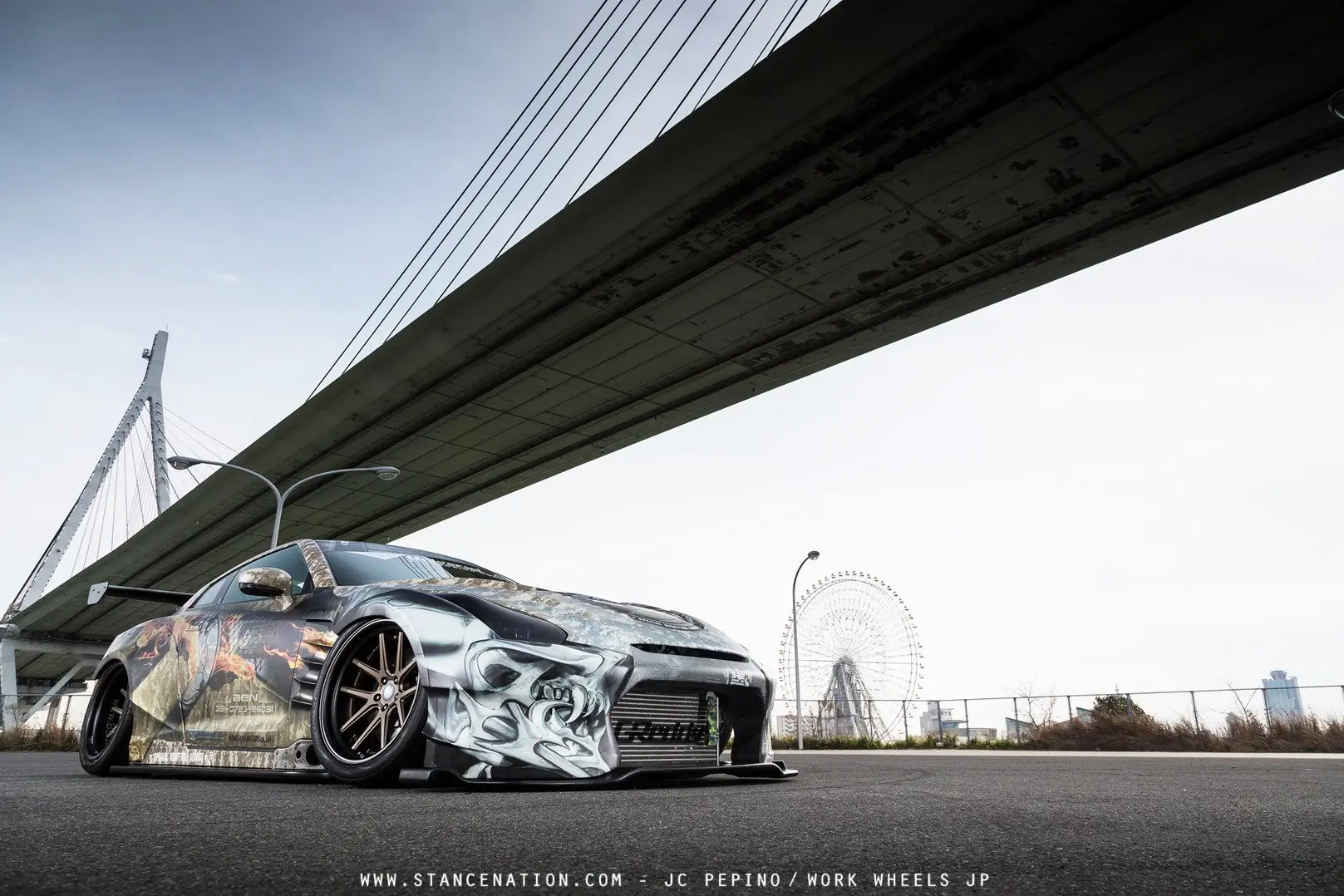 Nissan GT-R R35 Ben Sopra art factory.